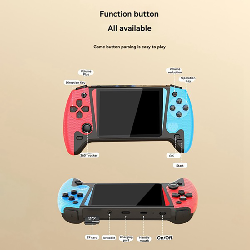 Retro Gaming For Tv - Q21 Retro Portable Game Console, 3.5-inch