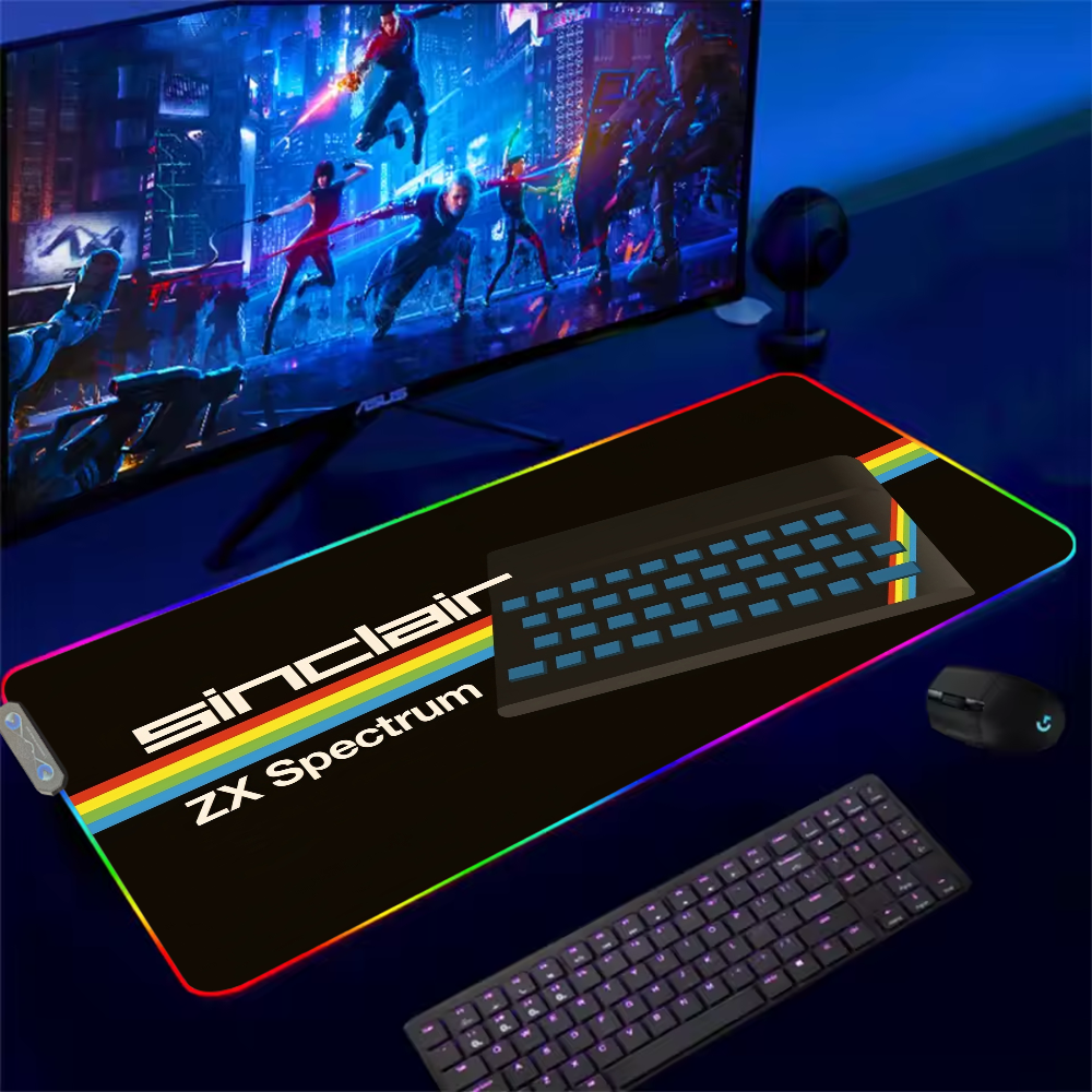 Retro Gaming Keyboard And Mouse - Retro Sinclair Zx Spectrum For Rgb