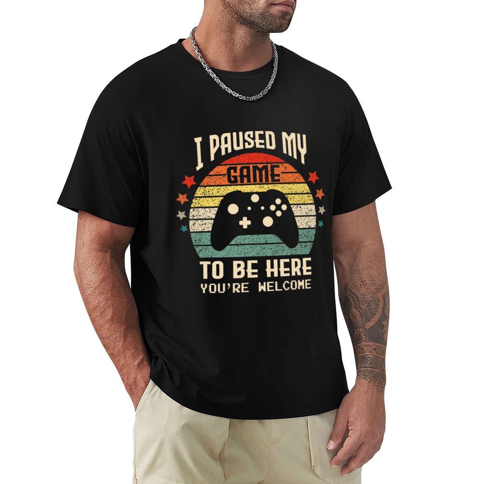 Retro Gaming Gifts For Men - I Paused My Game to Be