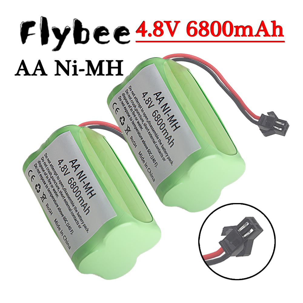 Rechargeable Battery Aa - NI-MH 6800mAh 4.8V 4*AA Battery Pack