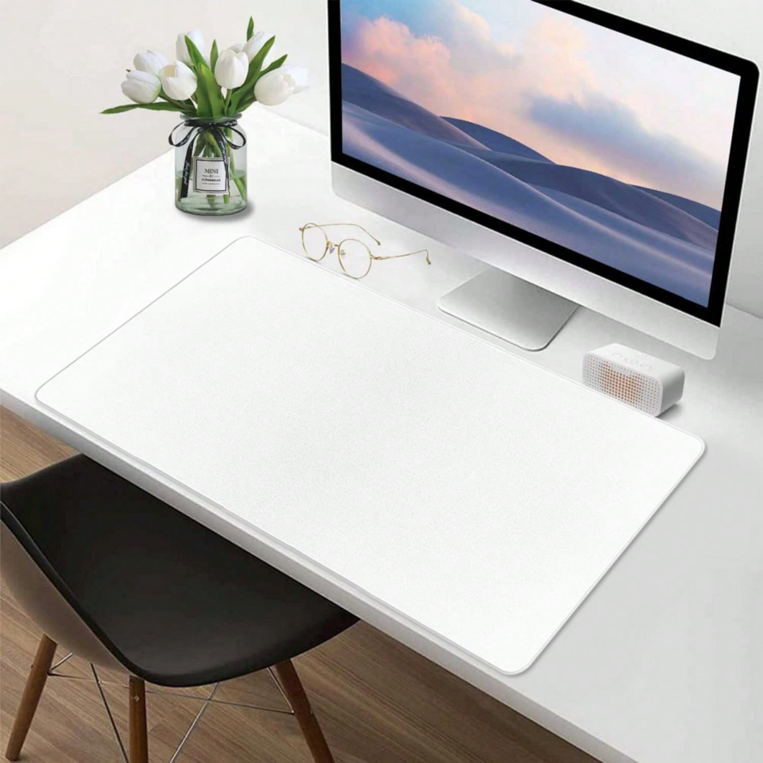 Elegant Floral Blue And Beige  - Retro Gaming Keyboard And Mouse 评论和价格