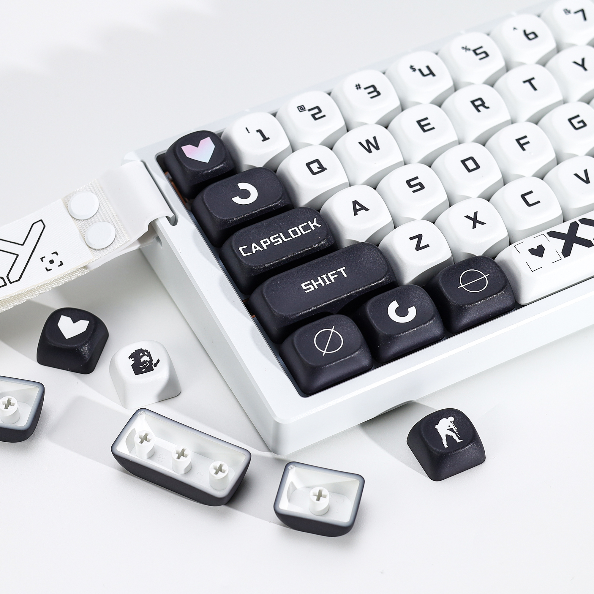 KBDiy PrintStream Keycaps csgo - Retro Gaming Keyboard 评论和价格