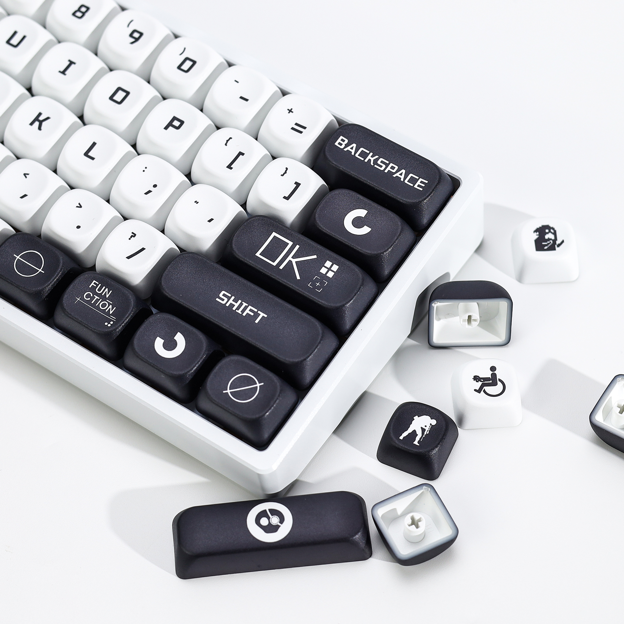 KBDiy PrintStream Keycaps csgo - Retro Gaming Keyboard 评论和价格