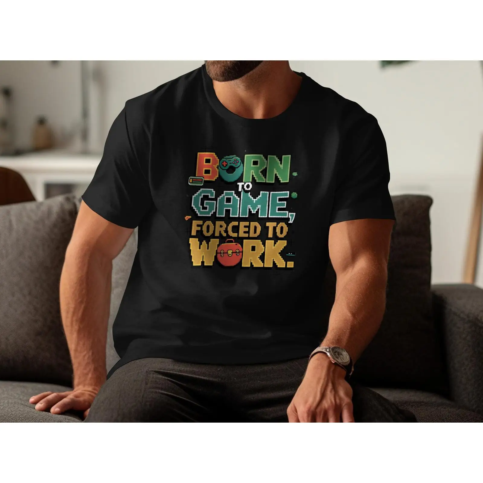 Born to Game Forced Work Retro - Retro Gaming Life 评论和价格