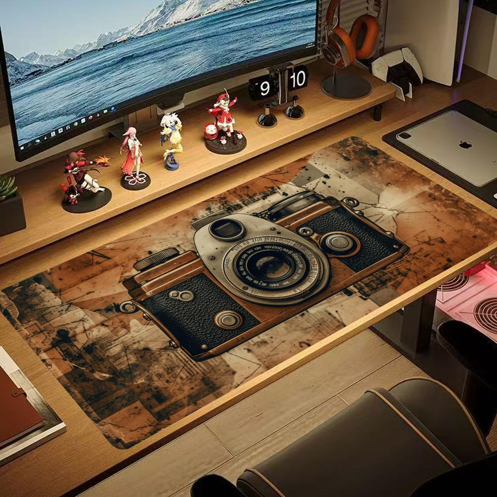 Retro camera design Mouse Pad  - Retro Gaming Keyboard And Mouse 评论和价格