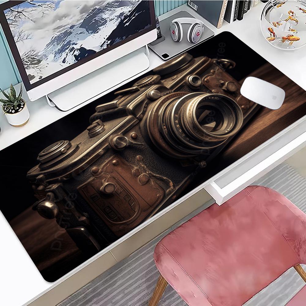Retro camera design Mouse Pad  - Retro Gaming Keyboard And Mouse 评论和价格