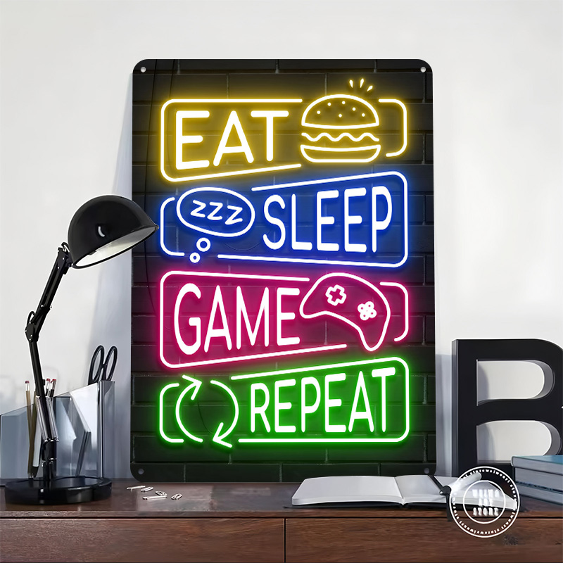 Neon Gaming Funny Quote Printe - Retro Gaming Quotes 评论和价格