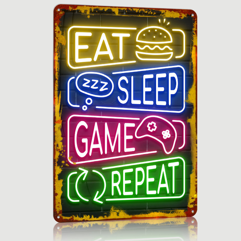 Neon Gaming Funny Quote Printe - Retro Gaming Quotes 评论和价格
