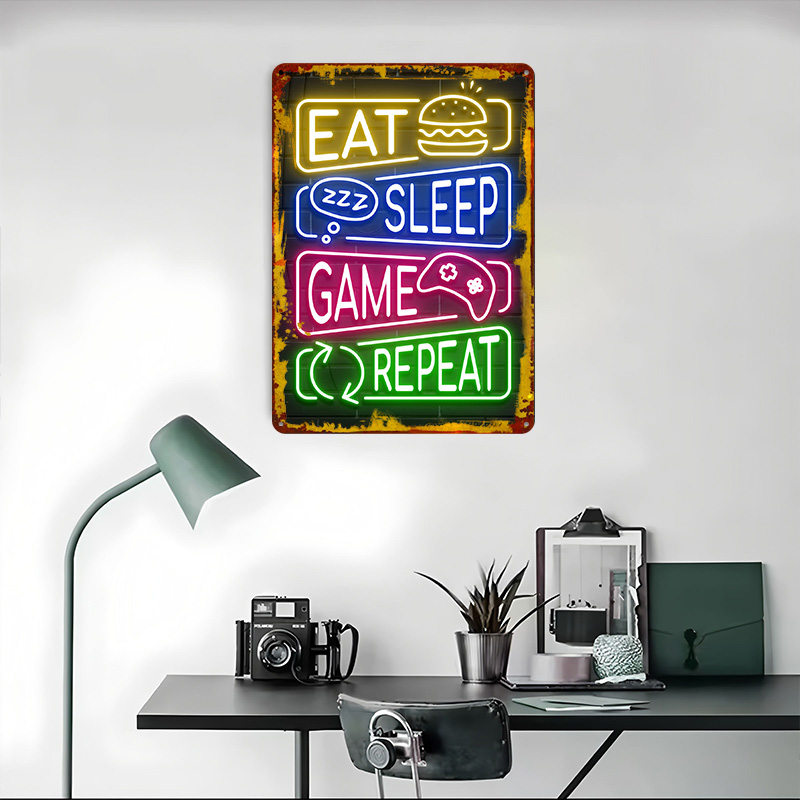 Neon Gaming Funny Quote Printe - Retro Gaming Quotes 评论和价格
