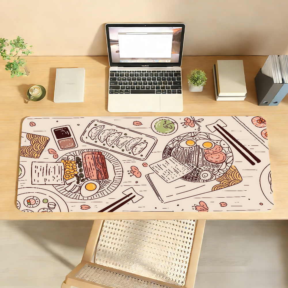 Retro Japanese Ramen Mouse Pad - Retro Gaming Keyboard And Mouse 评论和价格