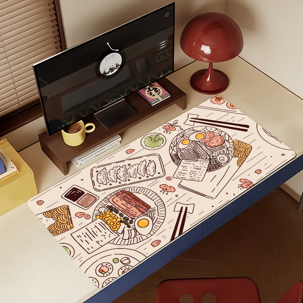 Retro Japanese Ramen Mouse Pad - Retro Gaming Keyboard And Mouse 评论和价格
