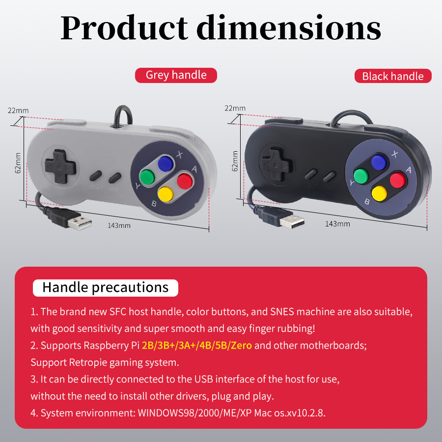 USB Wired Game Controller Retr - Retro Gaming On Windows 评论和价格