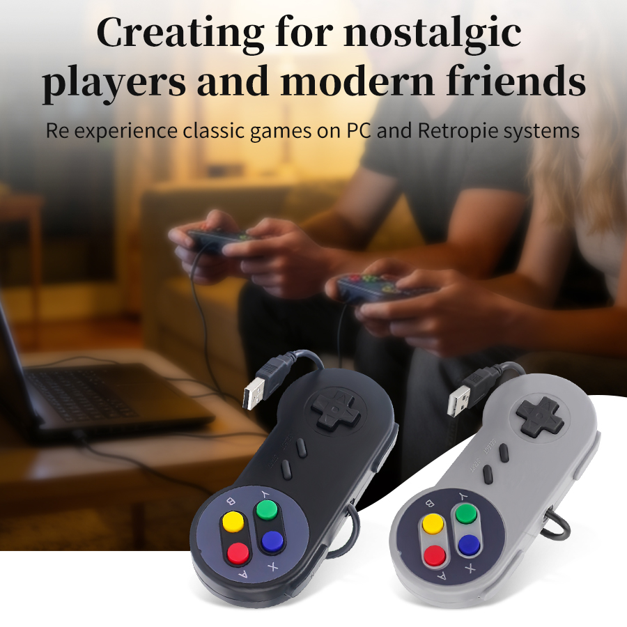 USB Wired Game Controller Retr - Retro Gaming On Windows 评论和价格
