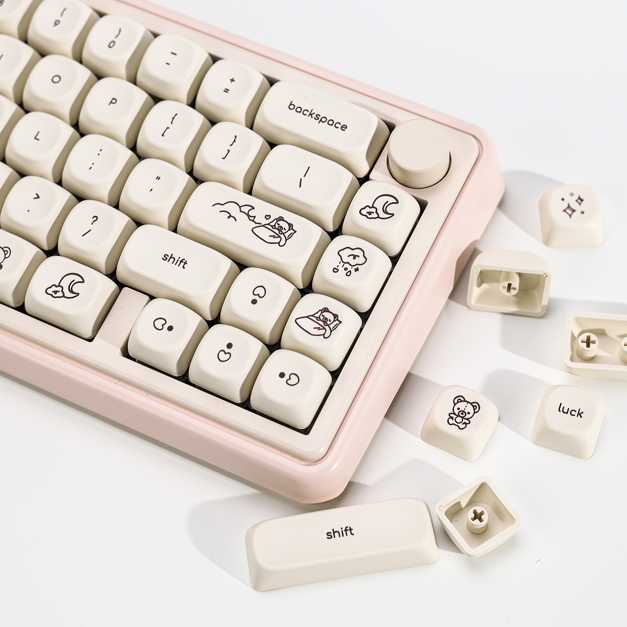 KBDiy Cute Bear Tales Keycaps  - Retro Gaming Style 评论和价格
