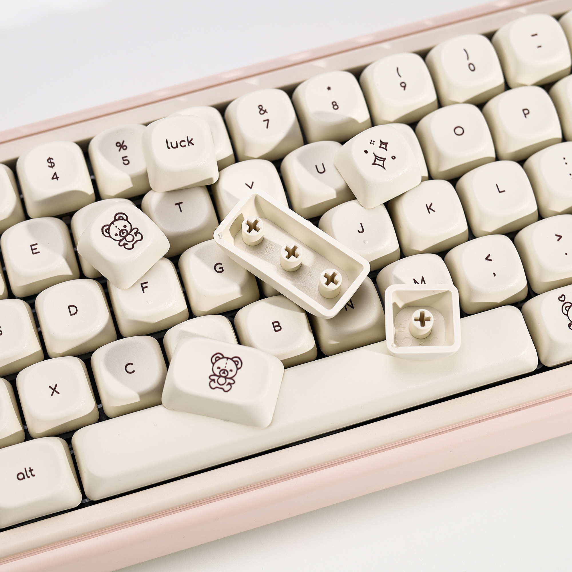 KBDiy Cute Bear Tales Keycaps  - Retro Gaming Style 评论和价格