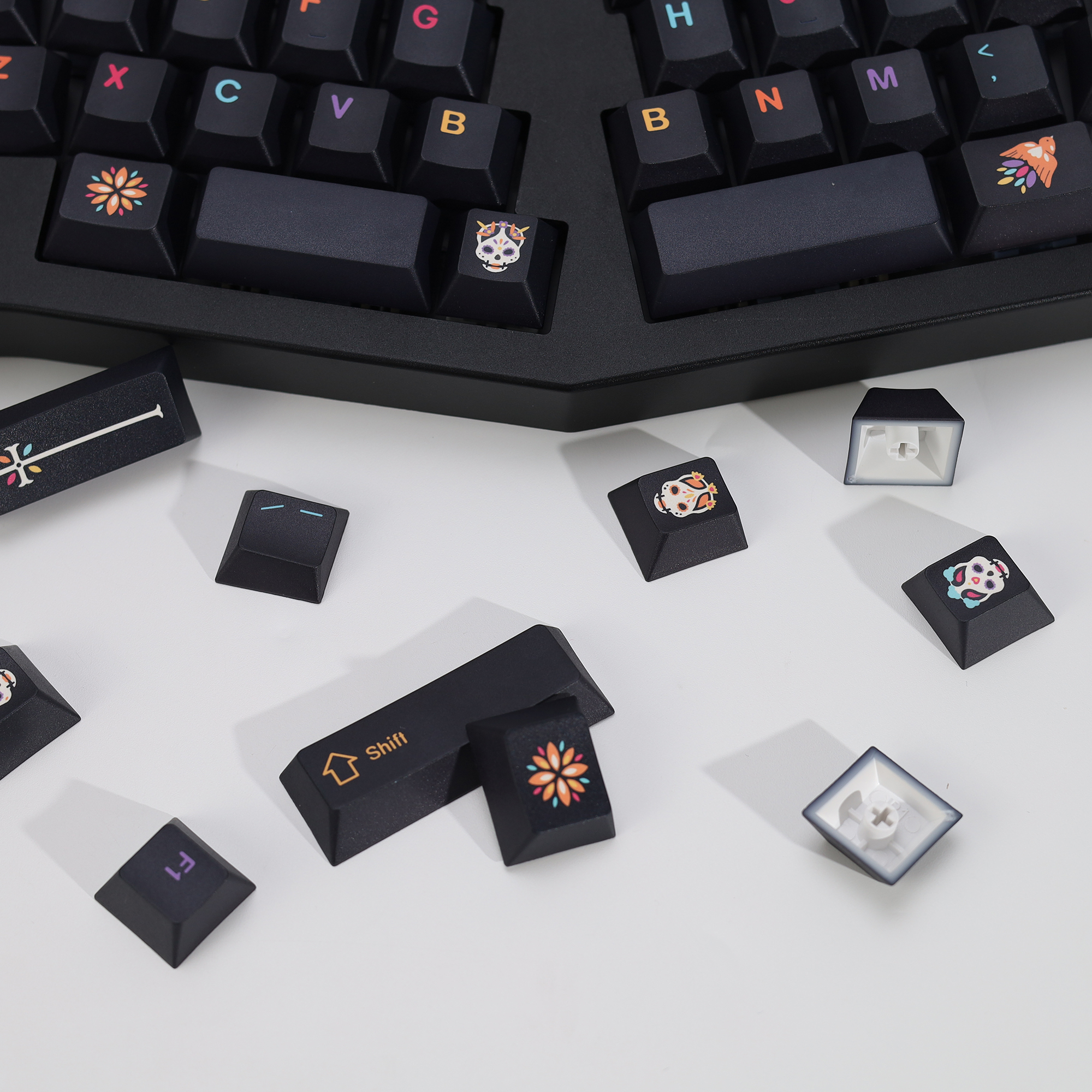 KBDiy Clone GMK Keycaps Retro  - Retro Gaming Keyboard 评论和价格