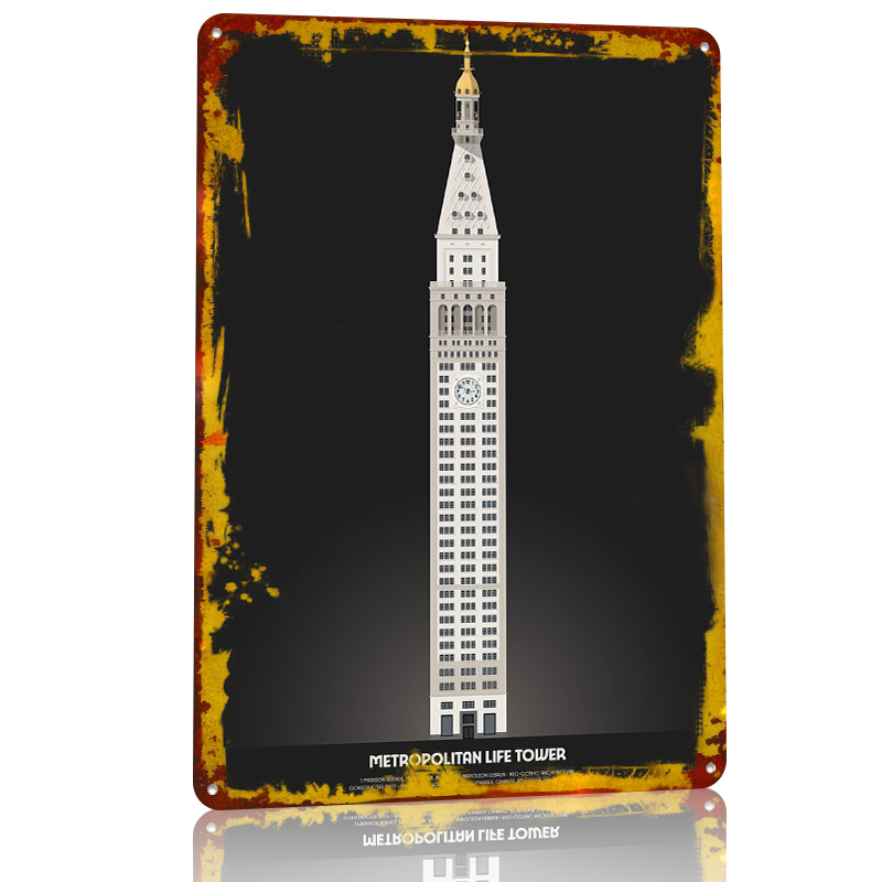 Metropolitan Life Tower Poster - Retro Gaming Life 评论和价格