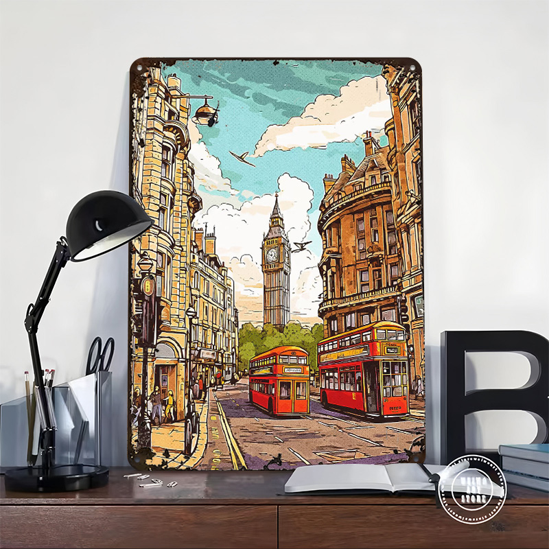 London Vintage Poster Wall Art - Retro Gaming In London 评论和价格