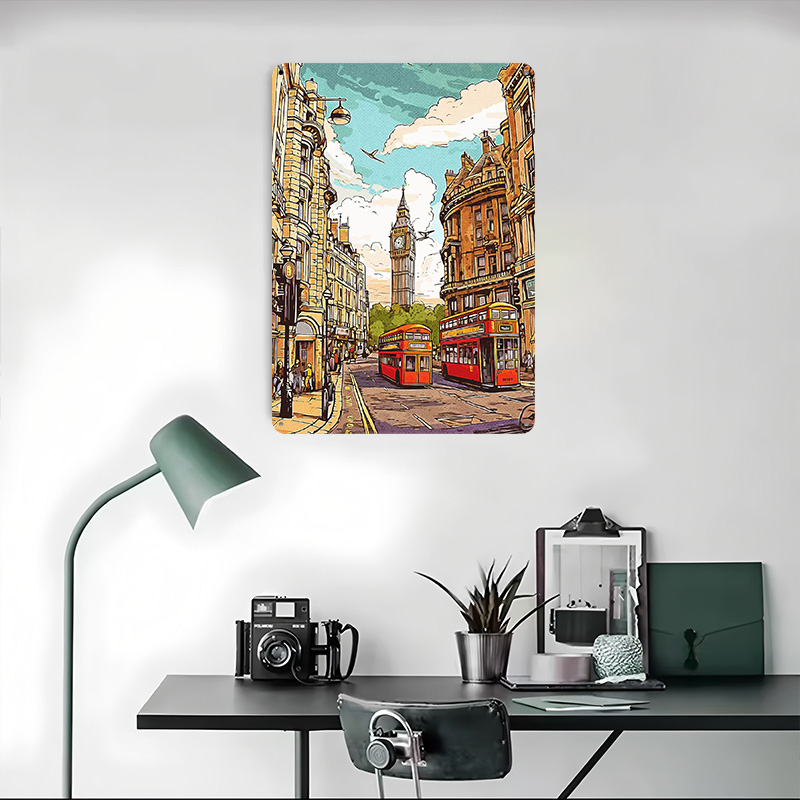 London Vintage Poster Wall Art - Retro Gaming In London 评论和价格