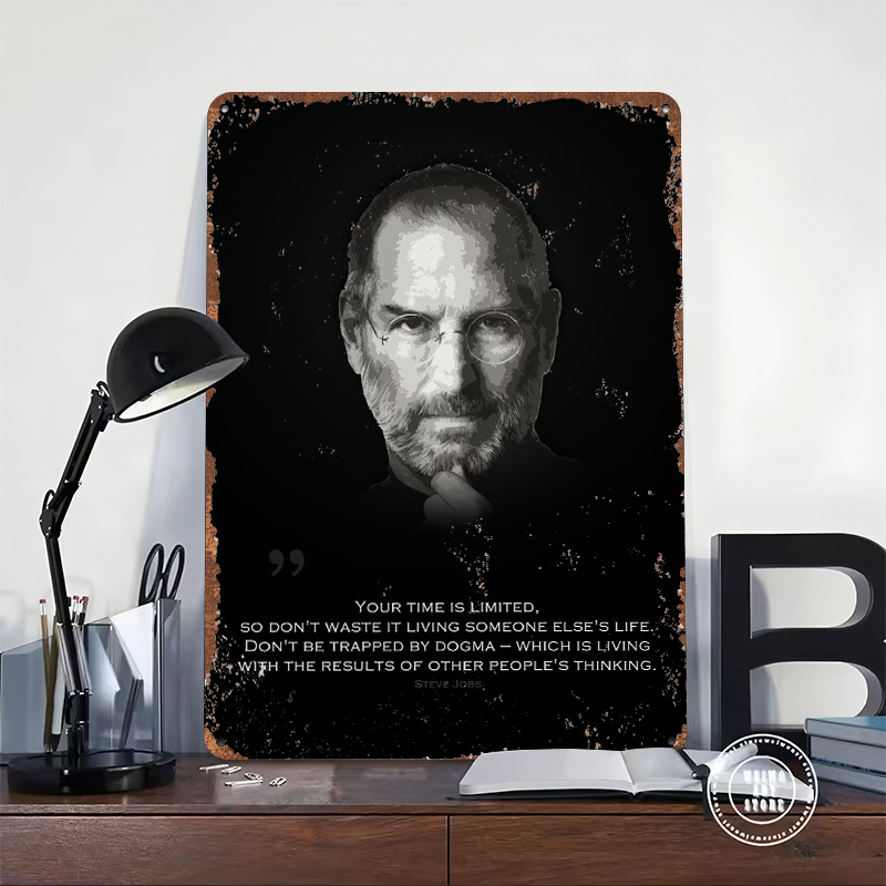 Steve Jobs Printed Poster Cust - Retro Gaming Jobs 评论和价格