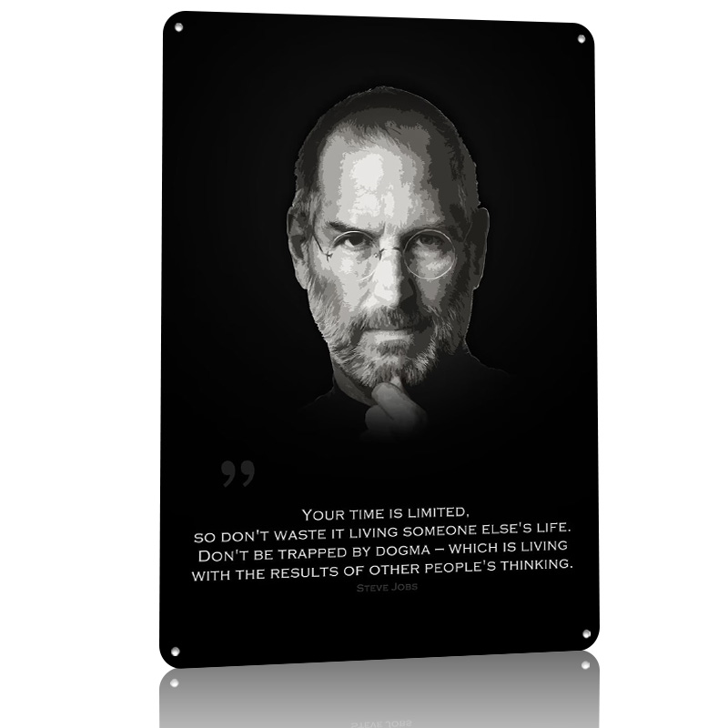 Steve Jobs Printed Poster Cust - Retro Gaming Jobs 评论和价格