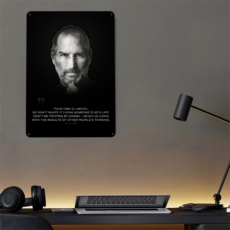 Steve Jobs Printed Poster Cust - Retro Gaming Jobs 评论和价格