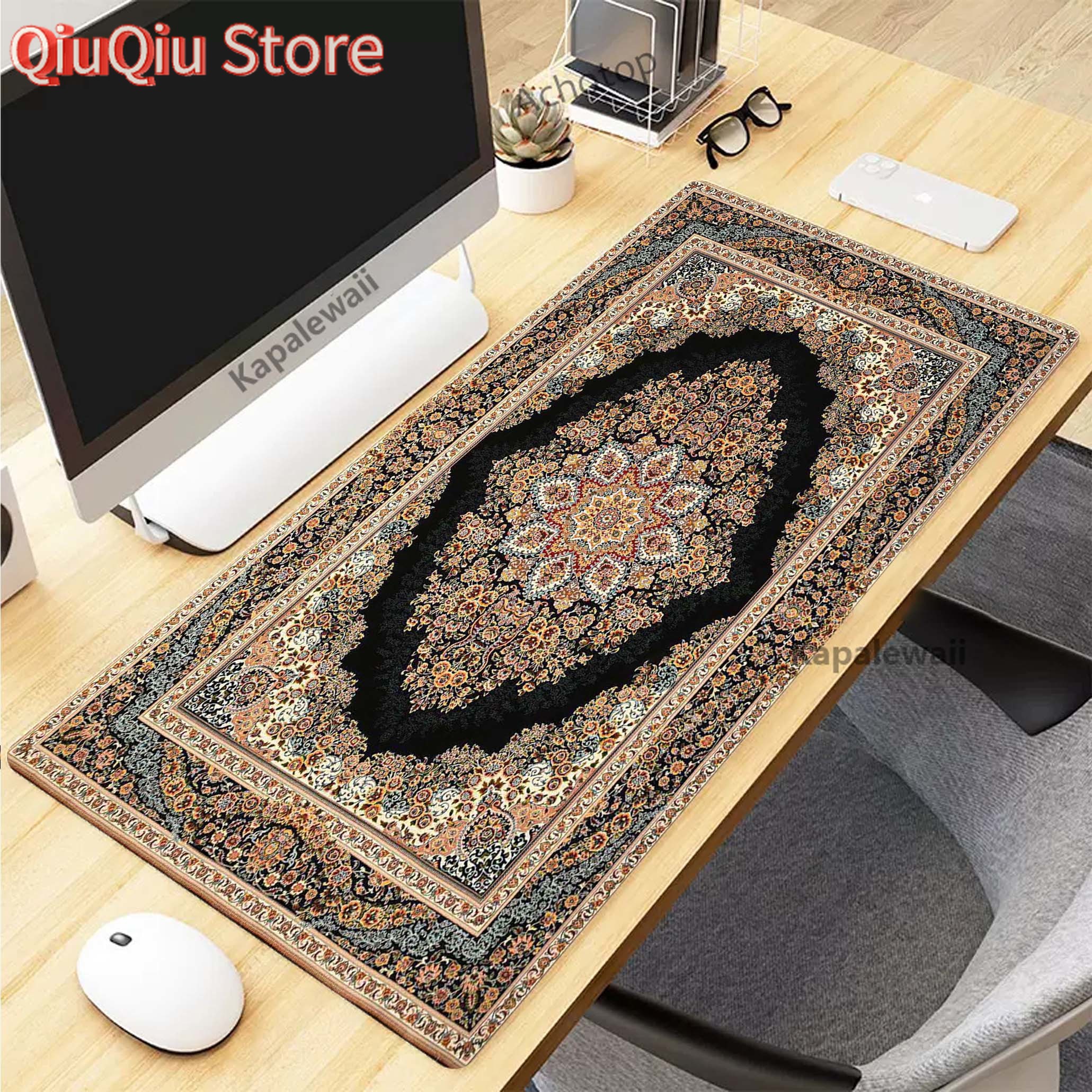 Persian Carpet Mysterious Retr - Retro Gaming Keyboard And Mouse 评论和价格