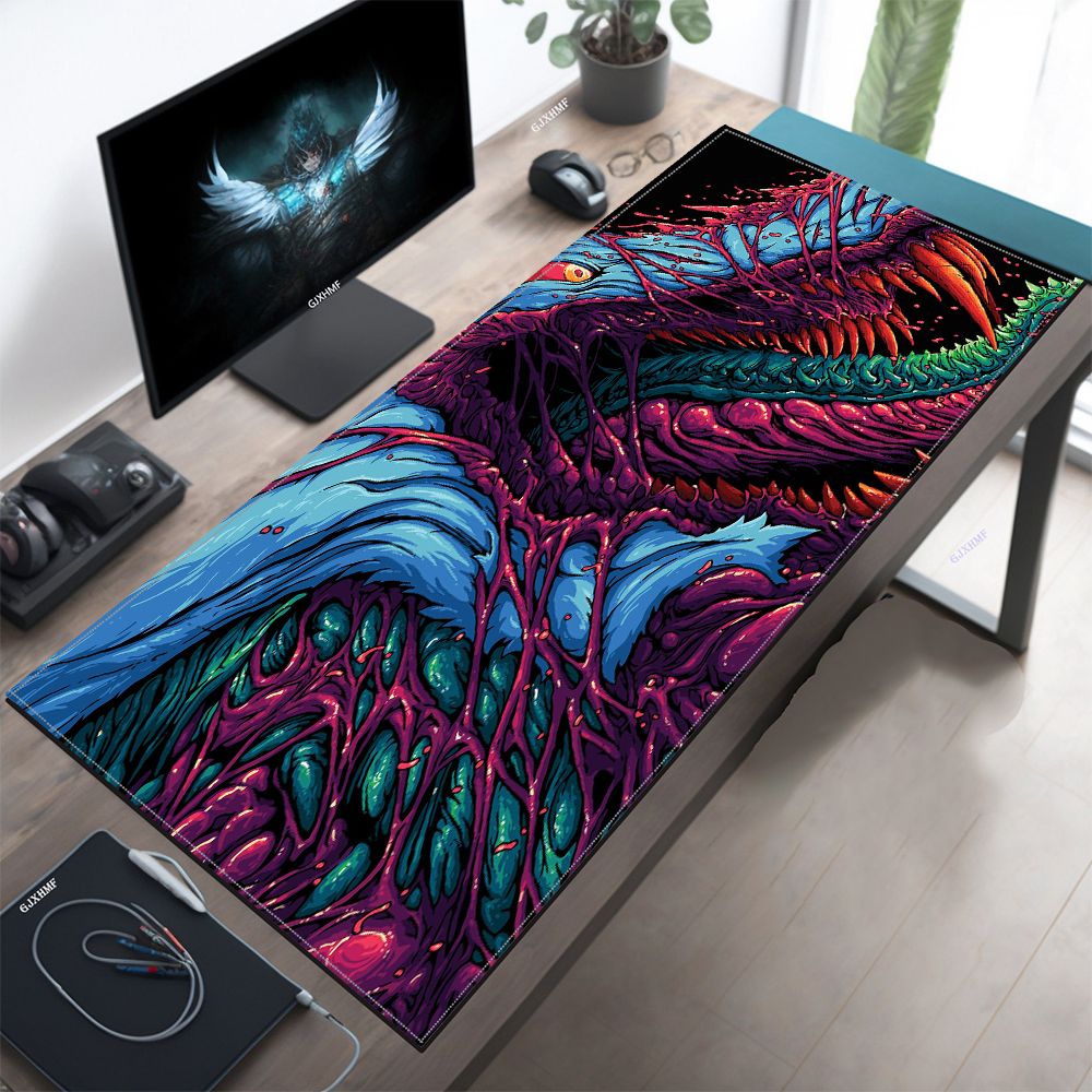 Japan Red Mouse Pad Neon Gore  - Retro Gaming Style 评论和价格