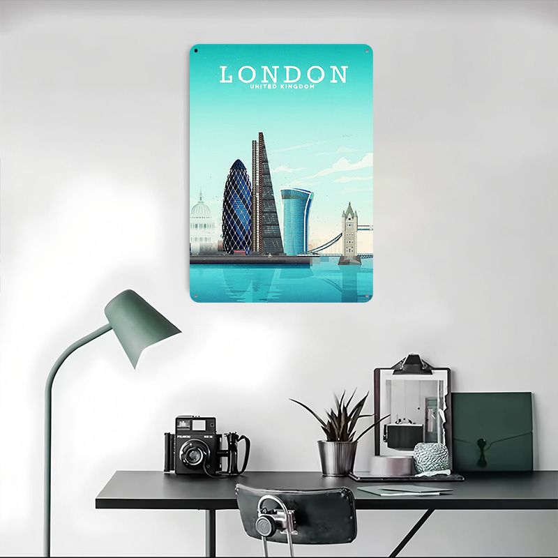 London Travel Metal Poster Cus - Retro Gaming In London 评论和价格
