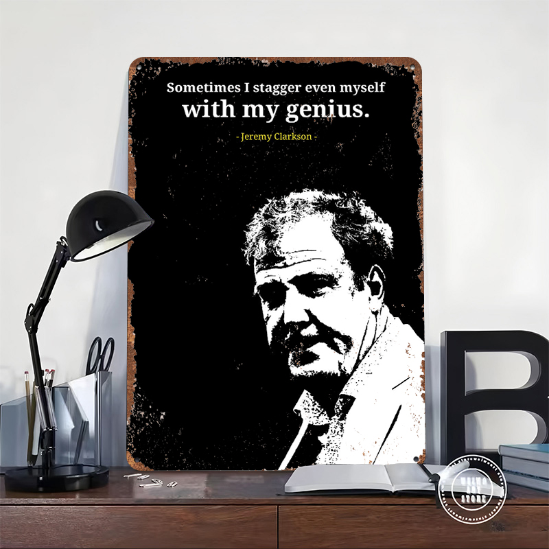 Jeremy Clarkson Quotes Tinplat - Retro Gaming Quotes 评论和价格