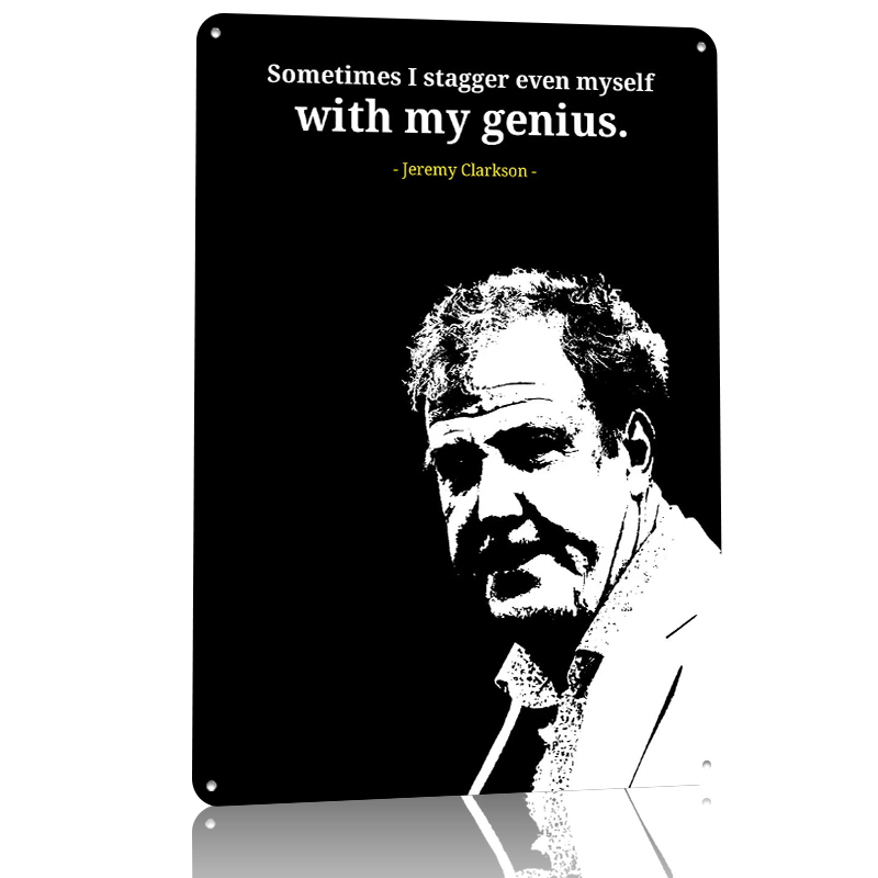 Jeremy Clarkson Quotes Tinplat - Retro Gaming Quotes 评论和价格