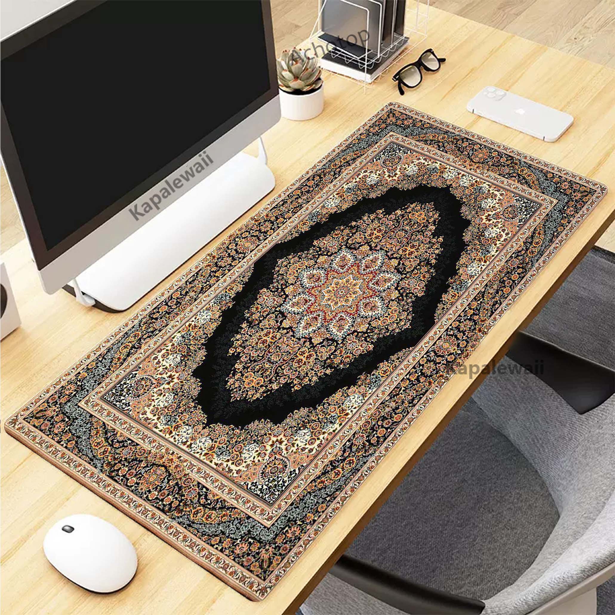 Retro Persian Carpet Mouse Pad - Retro Gaming Style 评论和价格