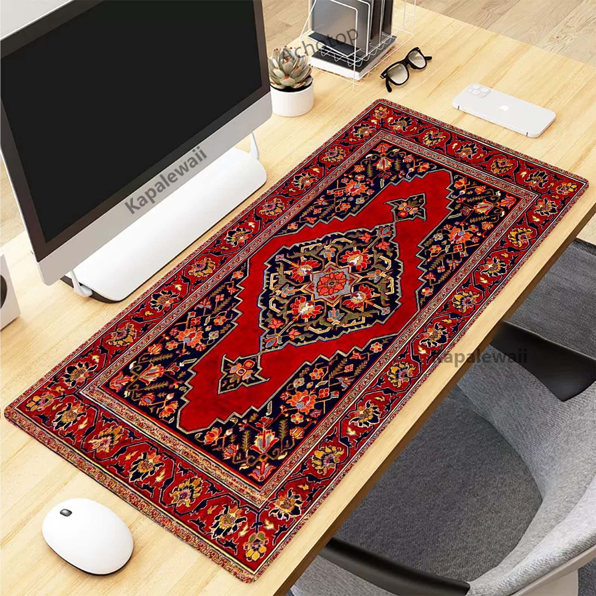 Retro Persian Carpet Mouse Pad - Retro Gaming Style 评论和价格