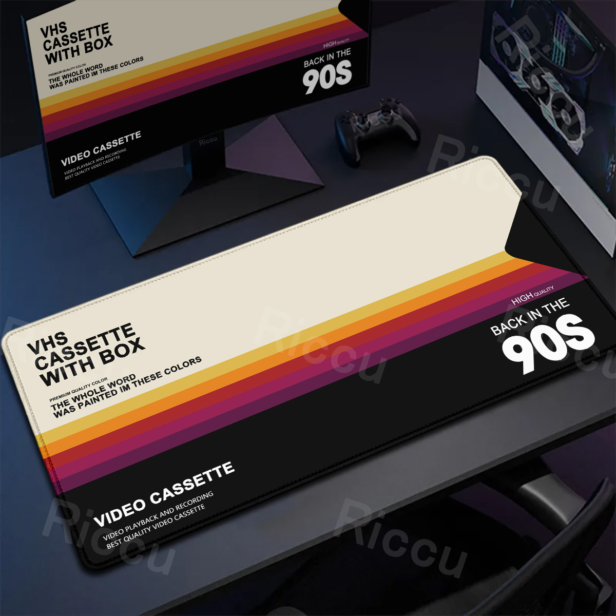 Retro VHS Style Mouse Pad Xxl  - Retro Gaming Style 评论和价格