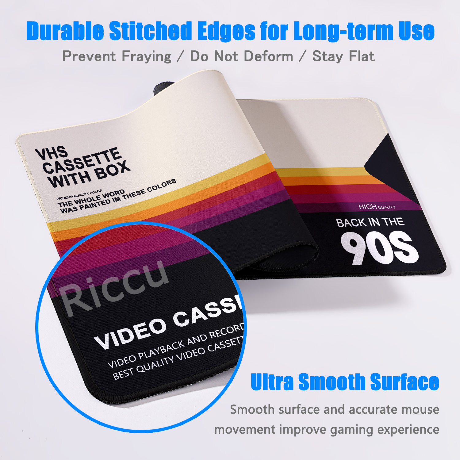 Retro VHS Style Mouse Pad Xxl  - Retro Gaming Style 评论和价格