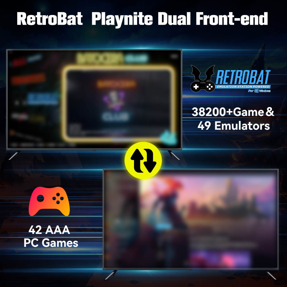 Retrobat＆Playnite System HDD R - Retro Gaming Style 评论和价格