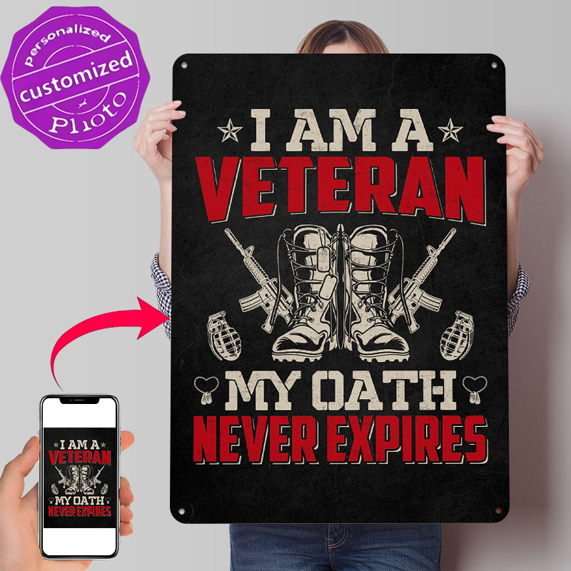 Veteran Military Quote Metal P - Retro Gaming Quotes 评论和价格
