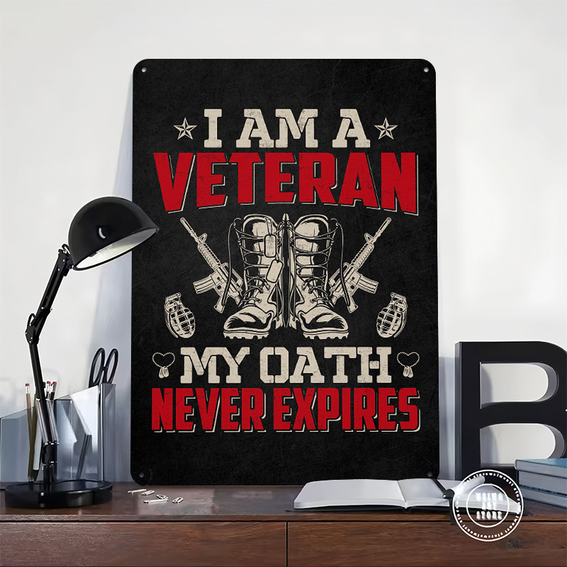 Veteran Military Quote Metal P - Retro Gaming Quotes 评论和价格