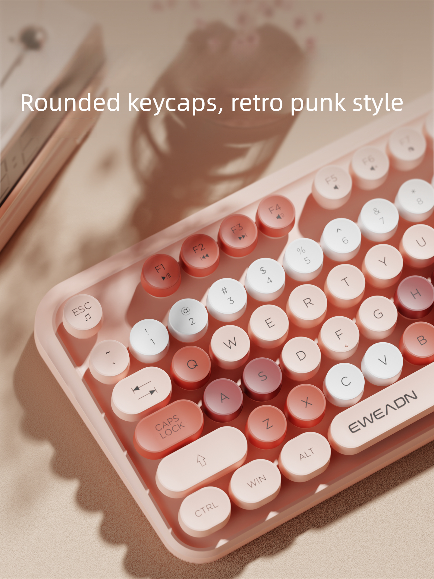 EWEADN V96 Wireless Keyboard M - Retro Gaming Keyboard And Mouse 评论和价格