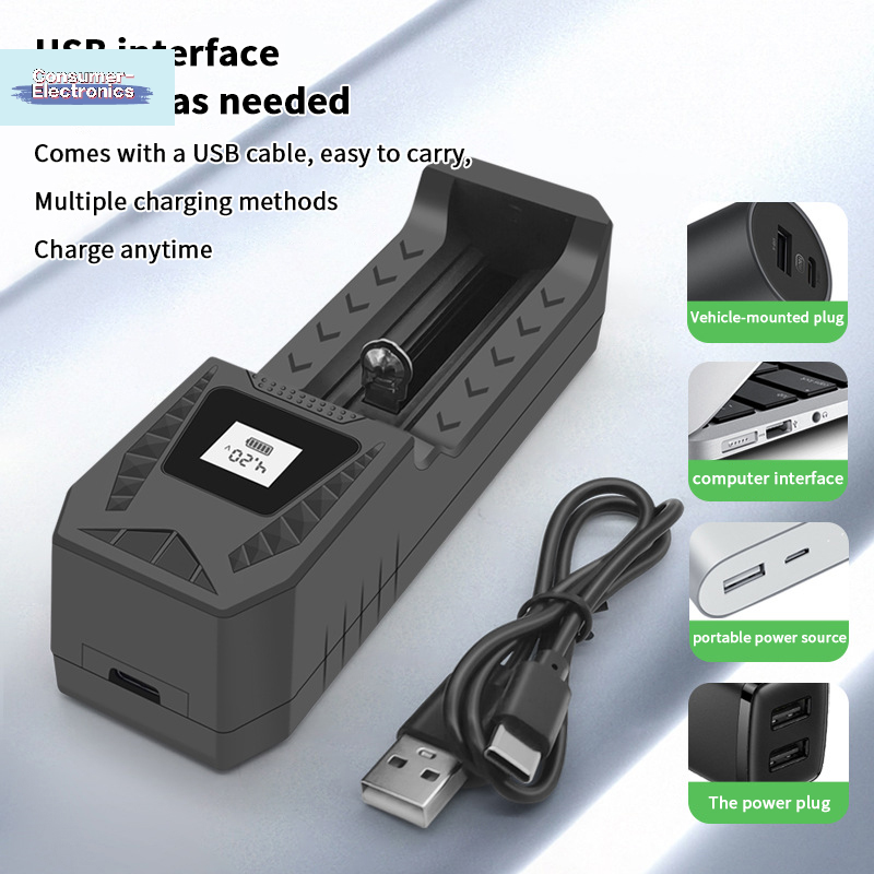 【USB Charger Intelligent LCD B - Rechargeable Battery Aa 评论和价格