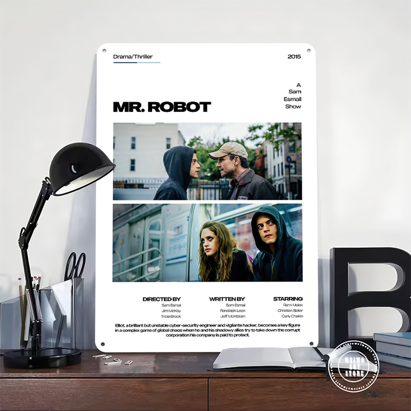 Mr. Robot TV Show Printed Post - Retro Gaming For Tv 评论和价格