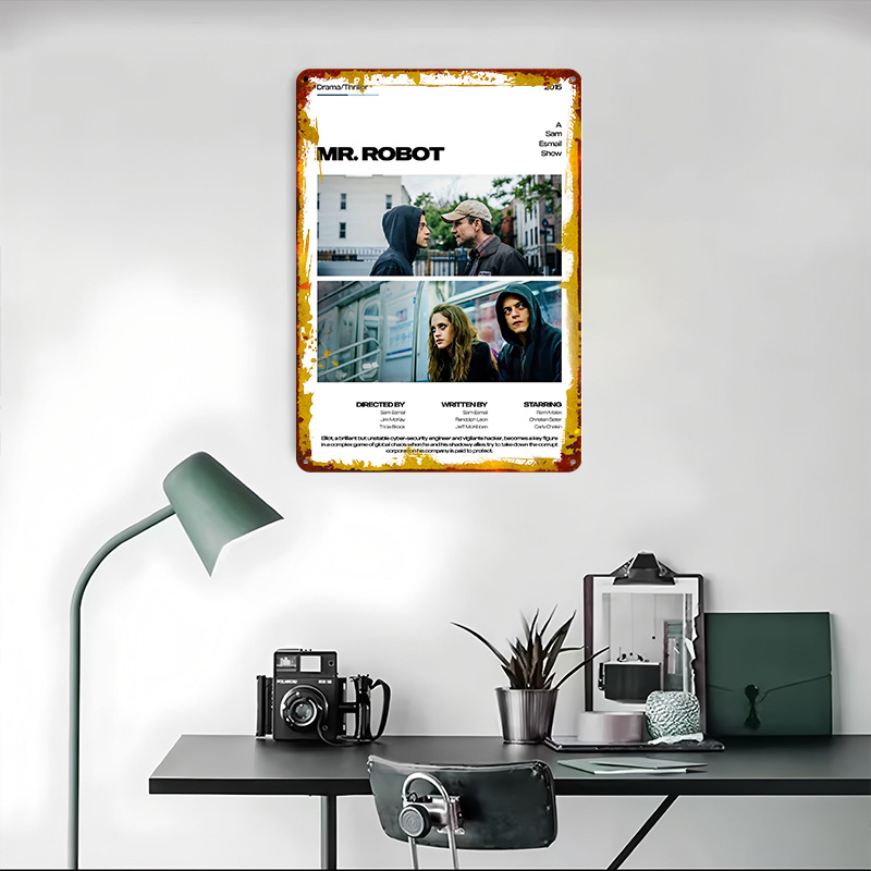 Mr. Robot TV Show Printed Post - Retro Gaming For Tv 评论和价格