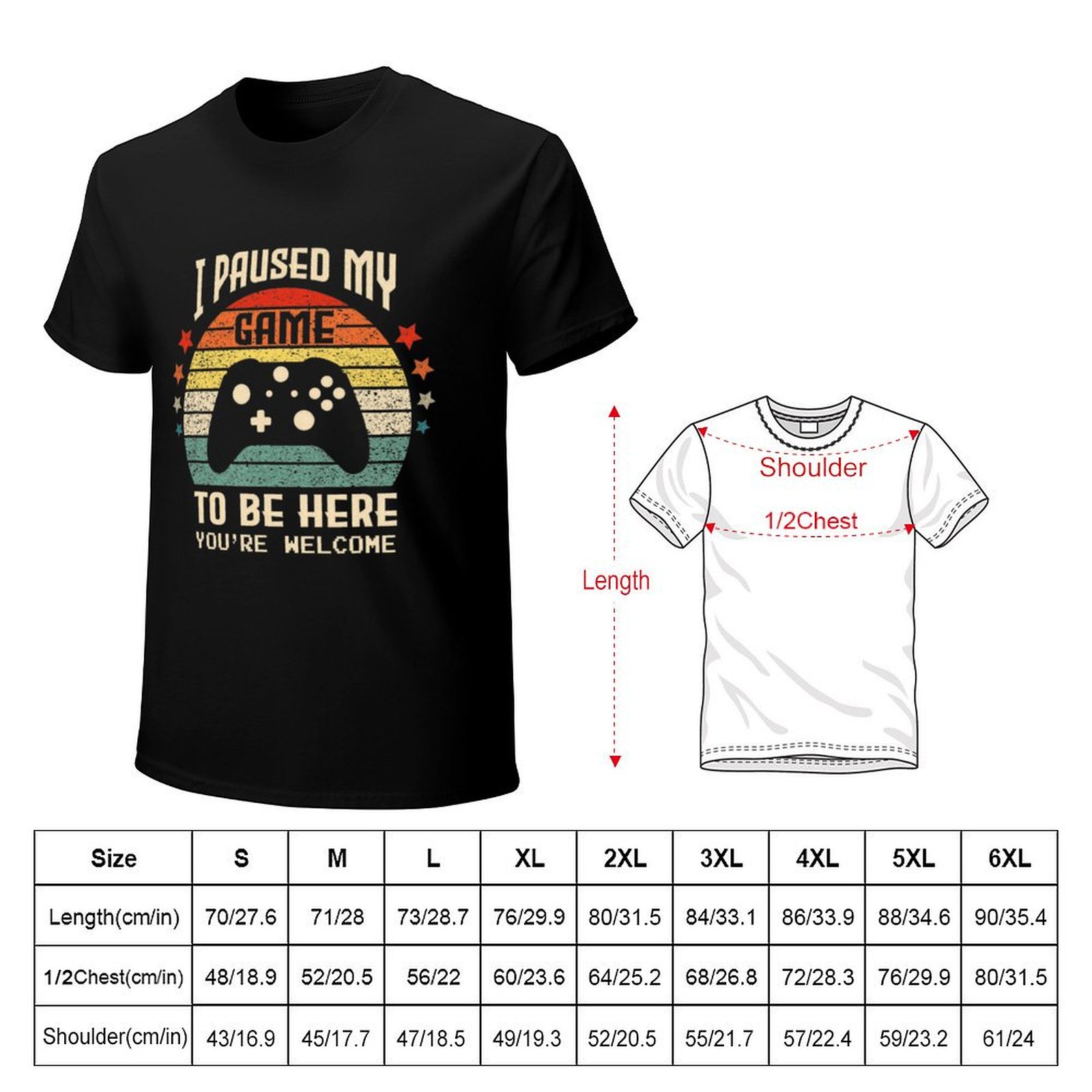 I Paused My Game to Be Here Ga - Retro Gaming Gifts For Men 评论和价格