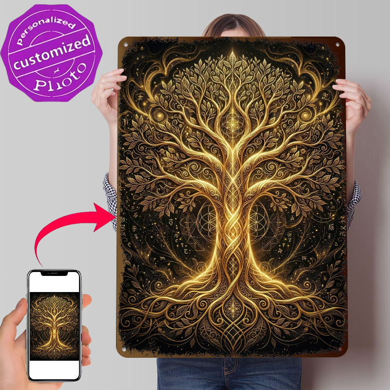 Golden Tree of Life Metal Post - Retro Gaming Life 评论和价格