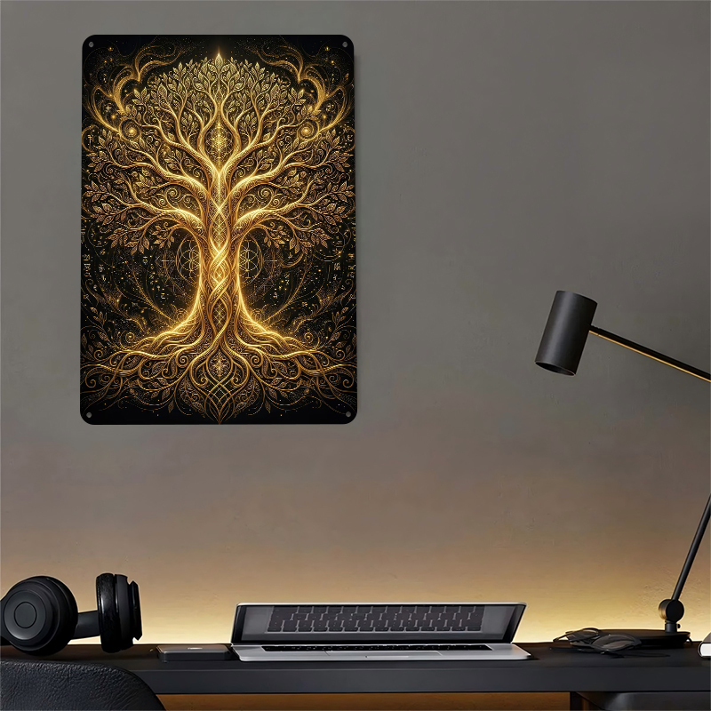 Golden Tree of Life Metal Post - Retro Gaming Life 评论和价格
