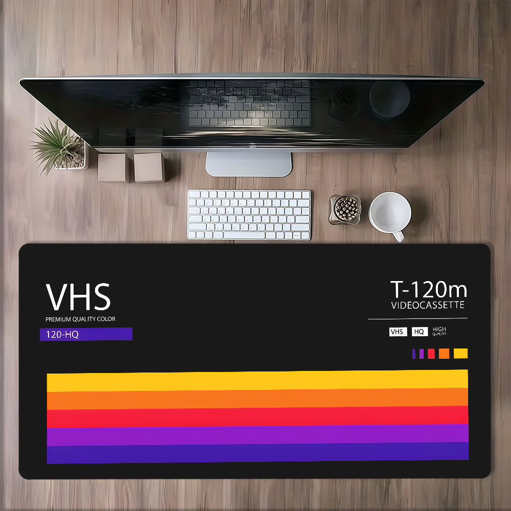 fashion Retro VHS Style art Mo - Retro Gaming Keyboard And Mouse 评论和价格