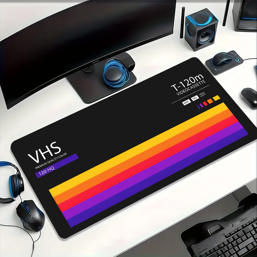 fashion Retro VHS Style art Mo - Retro Gaming Keyboard And Mouse 评论和价格