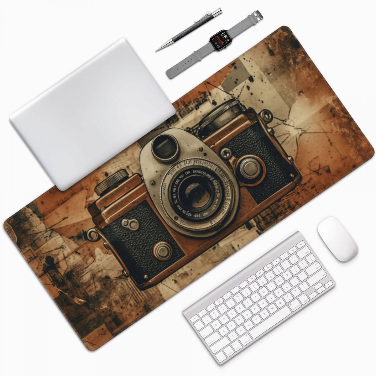 Retro Camera Artistic Large Mo - Retro Gaming Keyboard And Mouse 评论和价格