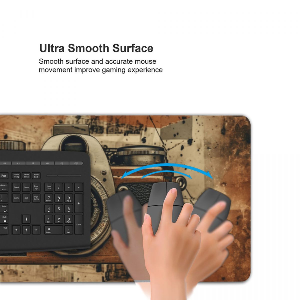 Retro Camera Artistic Large Mo - Retro Gaming Keyboard And Mouse 评论和价格