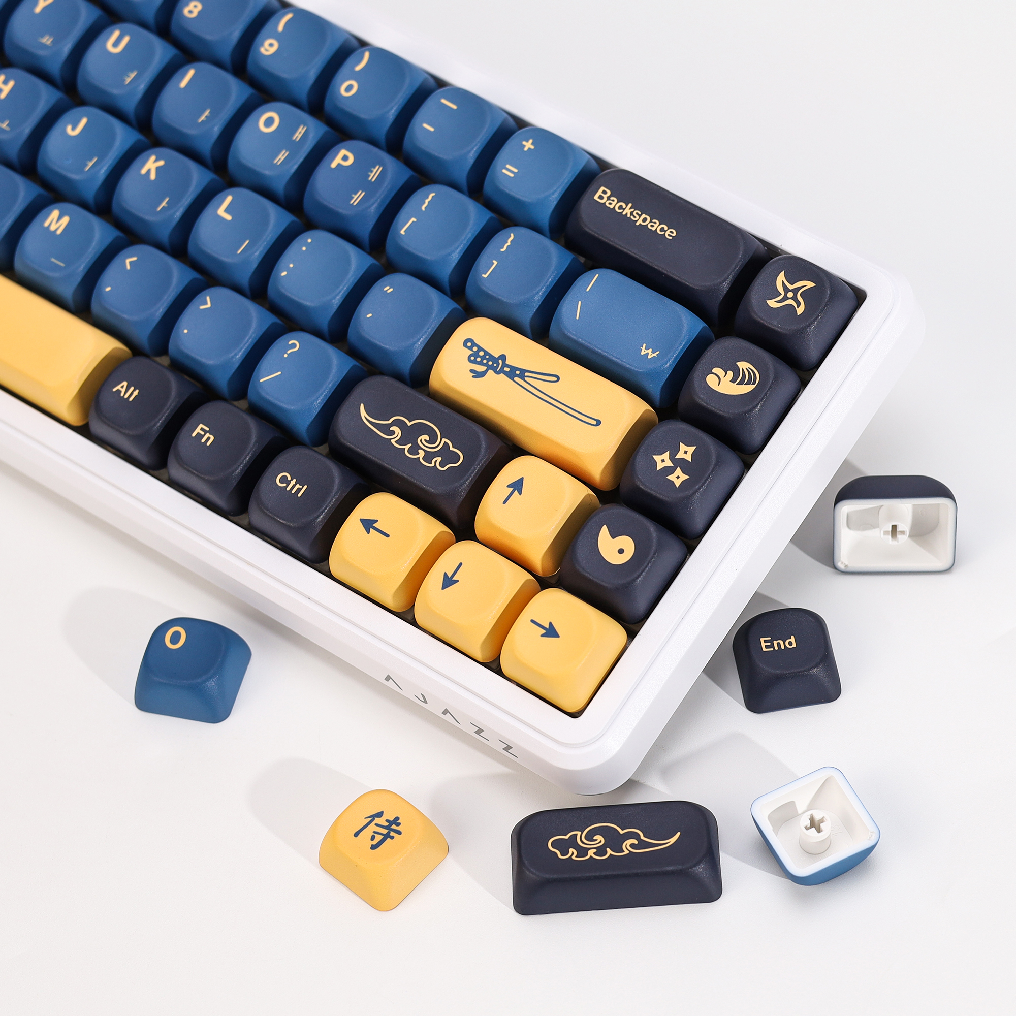 KBDiy Korean Keycap Retro GMK  - Retro Gaming Keyboard 评论和价格